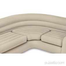 Intex Inflatable Corner Living Room Neutral Sectional Sofa | 68575EP